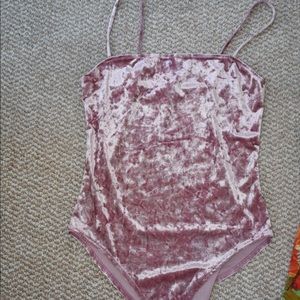 Velvet bodysuit